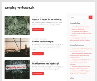 Camping-Vorbasse.dk(Det er lige fra gulvslibere) Screenshot