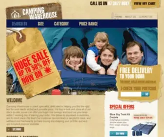 Camping-Warehouse.com.au(Camping Warehouse) Screenshot