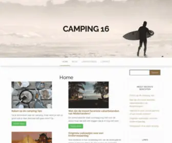Camping16.be(Camping 16) Screenshot