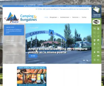 Campingalpha.com(Bungalows Camping Alpha) Screenshot