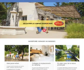 Campingavignonparc.com(Camping Avignon Parc (84)) Screenshot