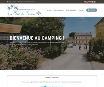 Campingbaiedesomme.com(Hôtellerie de plein air 4) Screenshot