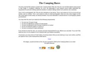 Campingbares.org(Camping Bares entry page) Screenshot