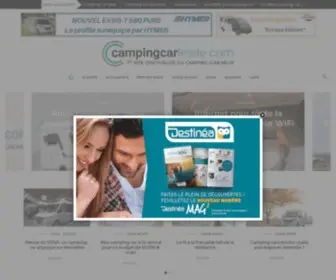 Campingcarlesite.com(Retrouvez toutes les actualités dédiées au camping) Screenshot