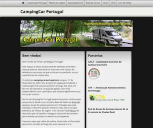 Campingcarportugal.com(Campingcarportugal) Screenshot