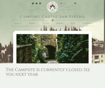 Campingcastelsanpietro.com(Camping Castel San Pietro) Screenshot