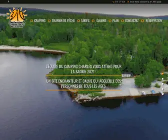 Campingcharles.com(Camping Charles Accueil) Screenshot