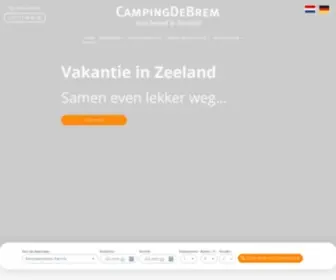 Campingdebrem.nl(Camping De Brem in Renesse) Screenshot