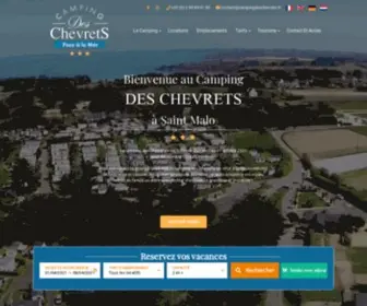 Campingdeschevrets.fr(Rothéneuf) Screenshot