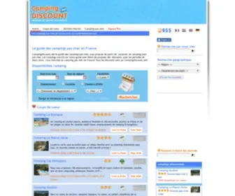 Campingdiscount.net(Les) Screenshot