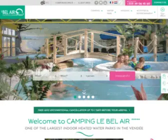 Campingdubelair.com(Camping Cinq Etoiles en Vendée aux Sables d'Olonne) Screenshot