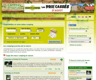 Campingetnature.com(Camping nature) Screenshot