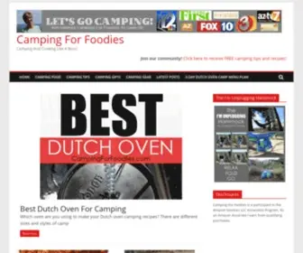 Campingforfoodies.com(Camping For Foodies) Screenshot