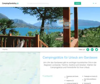 Campinggardasee.de(Camping Gardasee) Screenshot