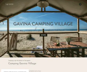 Campinggavina.com(Camping Gavina Village) Screenshot