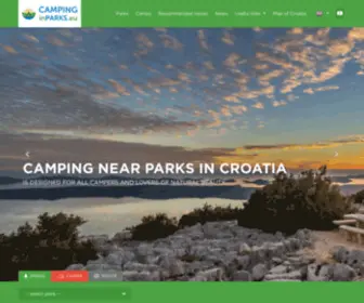 Campinginparks.eu(CAMPING in PARKS) Screenshot