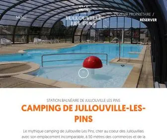 Campingjullouvillelespins.fr(Camping de Jullouville les Pins) Screenshot