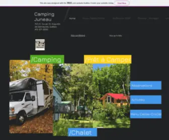 Campingjuneau.com(Camping Juneau) Screenshot