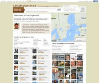Campingkartan.se(Sveriges främsta campingplats) Screenshot