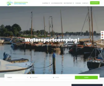 CampingkleinebelterwijDe.nl(Watersportcamping de kleine Belterwijde) Screenshot