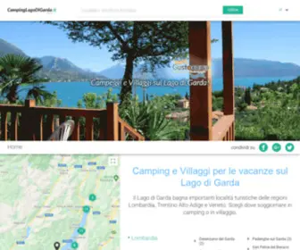 Campinglagodigarda.it(Camping Lago di Garda) Screenshot