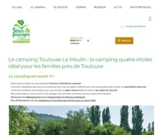 Campinglemoulin.com(Camping Toulouse Le Moulin 4 étoiles) Screenshot