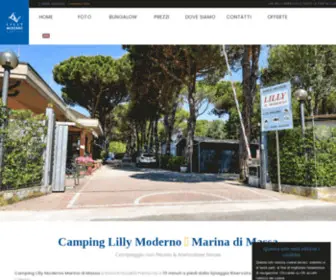 Campinglillymoderno.com(Camping Lilly Moderno Marina di Massa) Screenshot