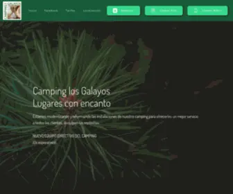 Campinglosgalayos.com(Camping Los Galayos Guisando Ávila Camping en Sierra de Gredos con Bungalows Acampada Libre y Caravanas) Screenshot