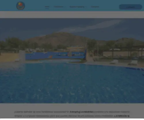 Campinglosmadriles.com(Camping en Murcia) Screenshot