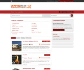 Campingmarkt.ch(Camping Inserate) Screenshot