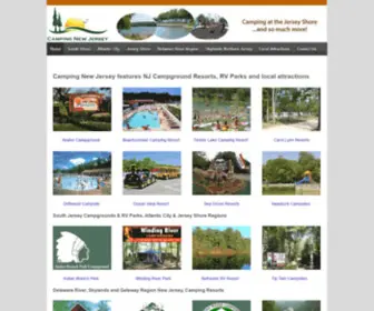 Campingnewjersey.net(Camping New Jersey) Screenshot