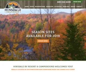 Campingnow.com(Hinsdale RV Resort and Campground) Screenshot