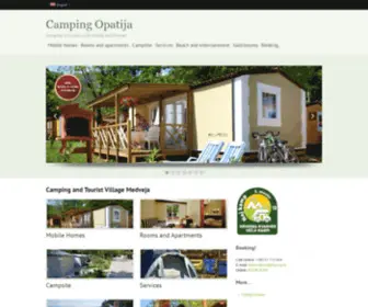 Campingopatija.com(Camping Opatija) Screenshot