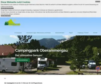 Campingpark-Oberammergau.de(Campingpark Oberammergau) Screenshot