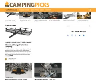 Campingpicks.com(The Best Camping Gear Reviews) Screenshot