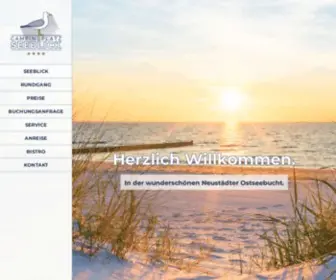 Campingplatz-Ostsee.de(Campingplatz Ostsee mit SEEBLICK) Screenshot