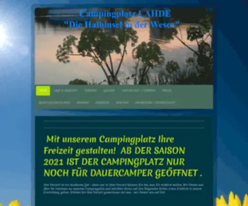 Campingplatz-Petershagen.de(Campingplatz Petershagen Lahde) Screenshot
