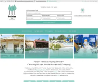 Campingpolidor.com(Polidor Family Camping Resort) Screenshot