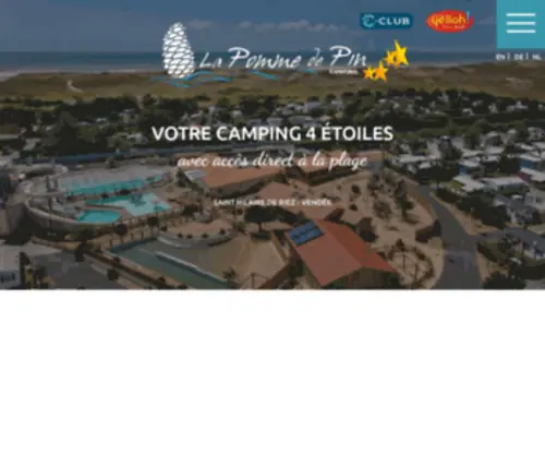 Campingpommedepin.fr(Camping Saint Hilaire de Riez en Vendée) Screenshot