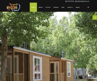 Campingriovero.com(Inicio) Screenshot