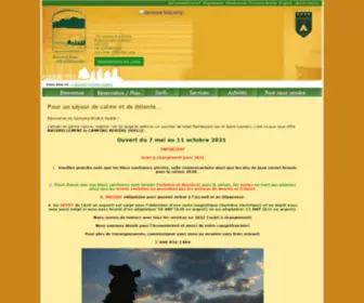 Campingriviereouelle.com(Camping Rivière) Screenshot