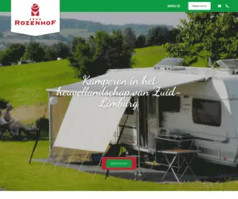 Campingrozenhof.nl(Camping en Restaurant in Zuid) Screenshot