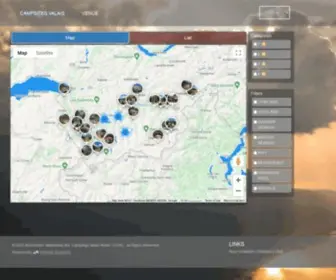 Campings.ch(Camping Valais) Screenshot