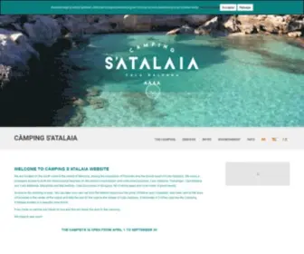 Campingsatalaia.com(Càmping) Screenshot