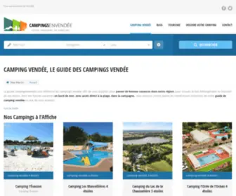 Campingsenvendee.com(Camping Vendée) Screenshot