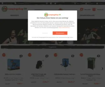 Campingshop.eu(Online Shop für Camping) Screenshot