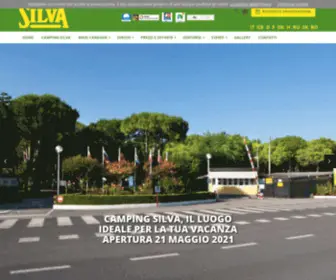 Campingsilva.it(Campeggio a Jesolo Venezia) Screenshot