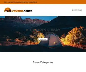 Campingsound.com(Camping Sound) Screenshot