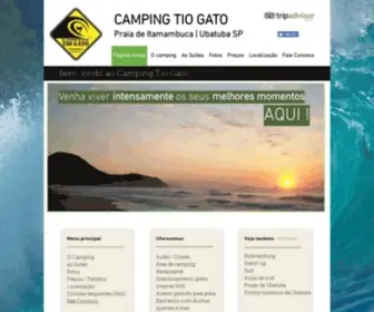 Campingtiogato.com.br(CAMPING TIO GATO) Screenshot