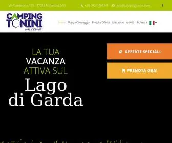 Campingtonini.com(Camping Tonini) Screenshot